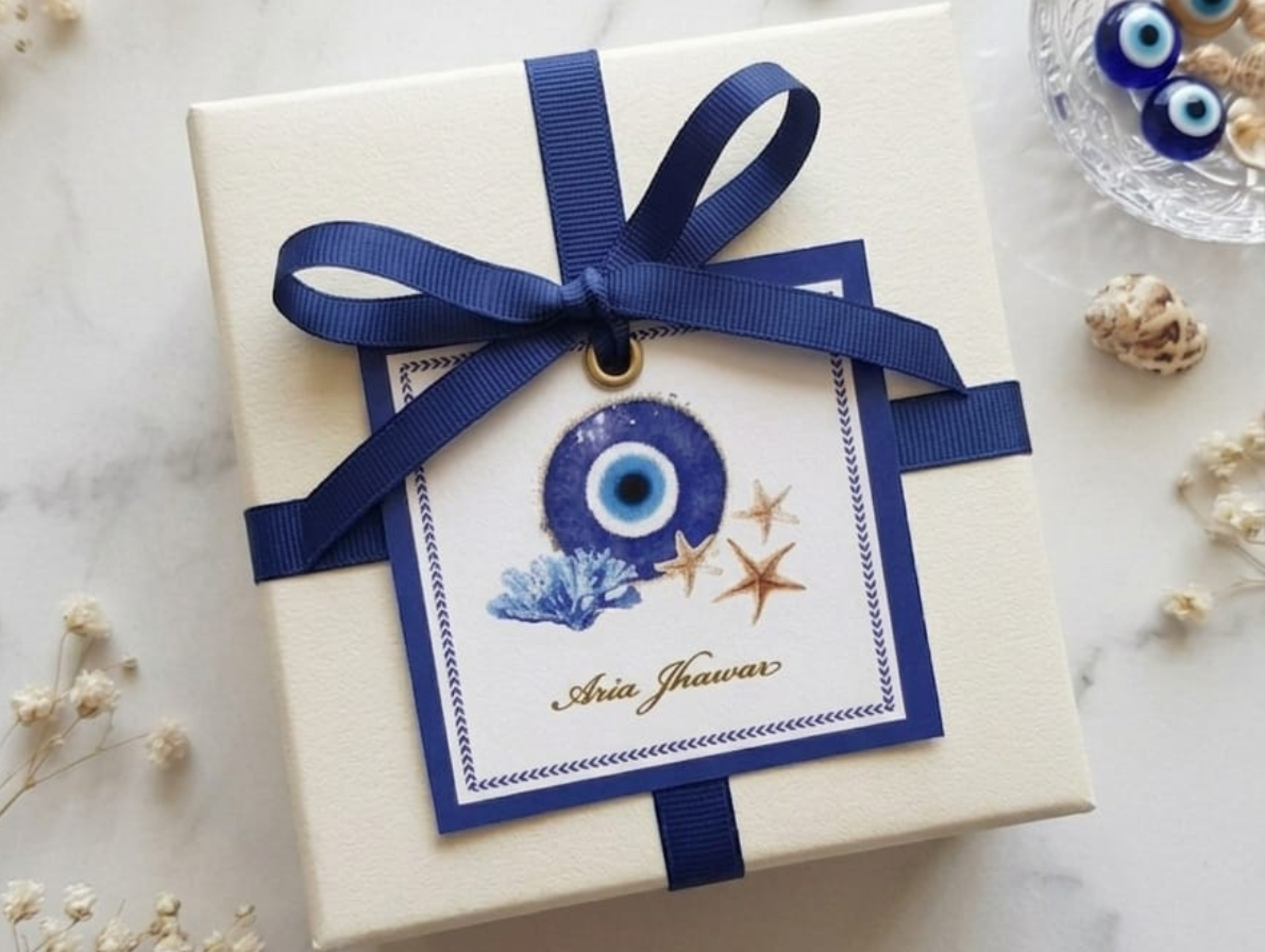 Evil Eye Flat Tag