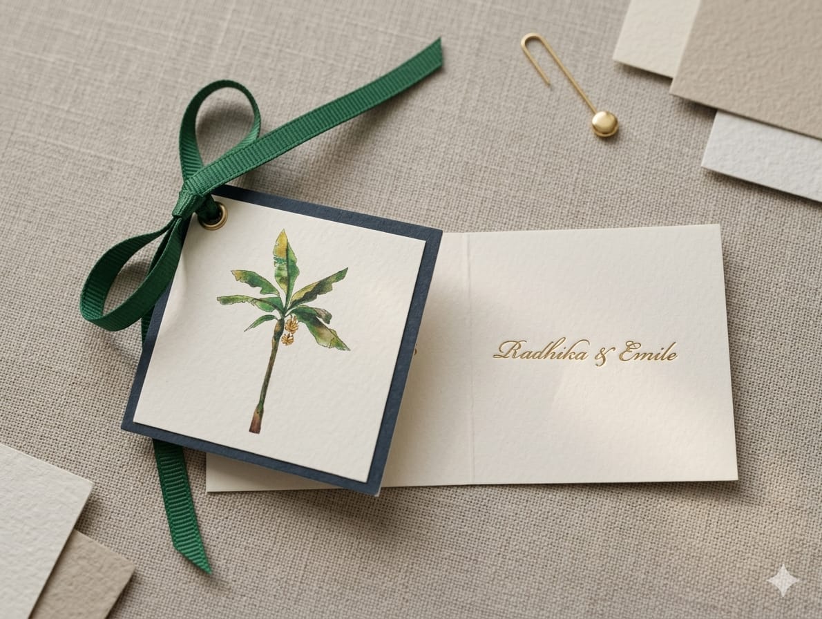 Banana Grove Folded Tag