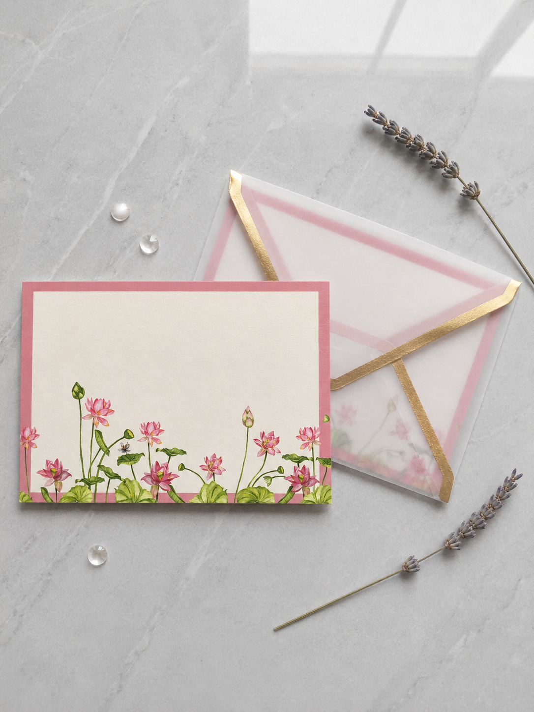 Lotuspond Notecard