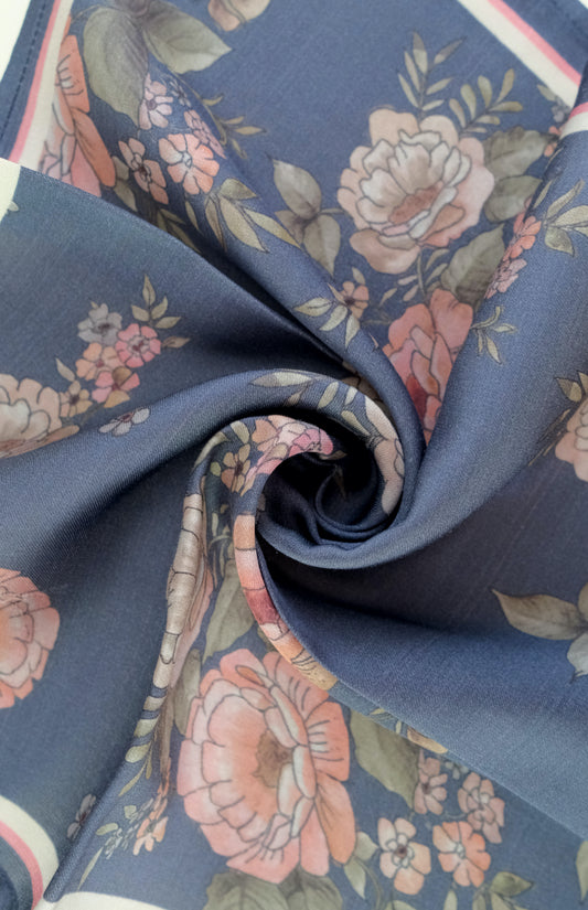English Floral Scarf