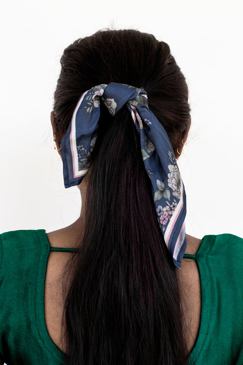 English Floral Pocket Square