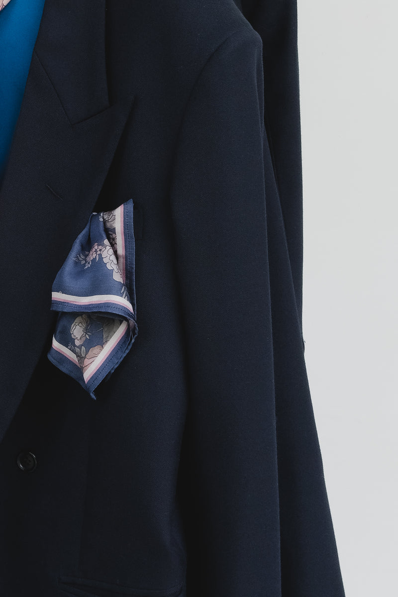 English Floral Pocket Square