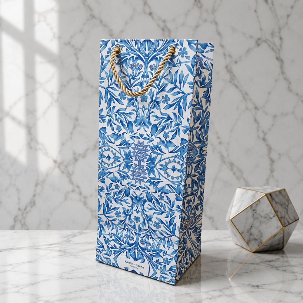Blue Bird Nouveau Wine Bag