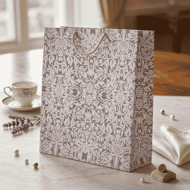 Black Nouveau Gift Bag