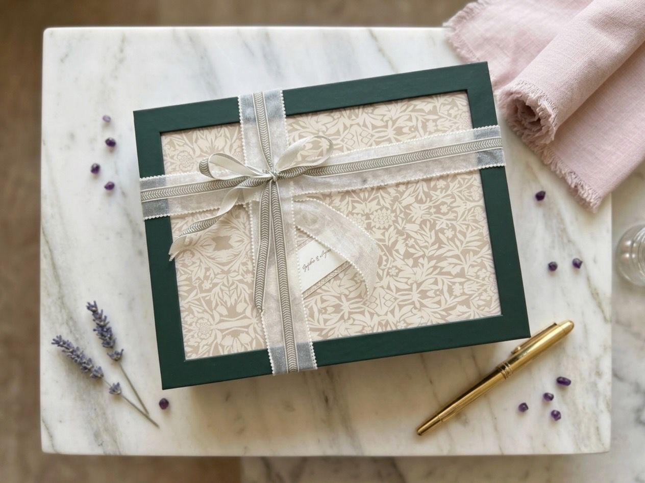 Beige Nouveau Personalized Gift Set