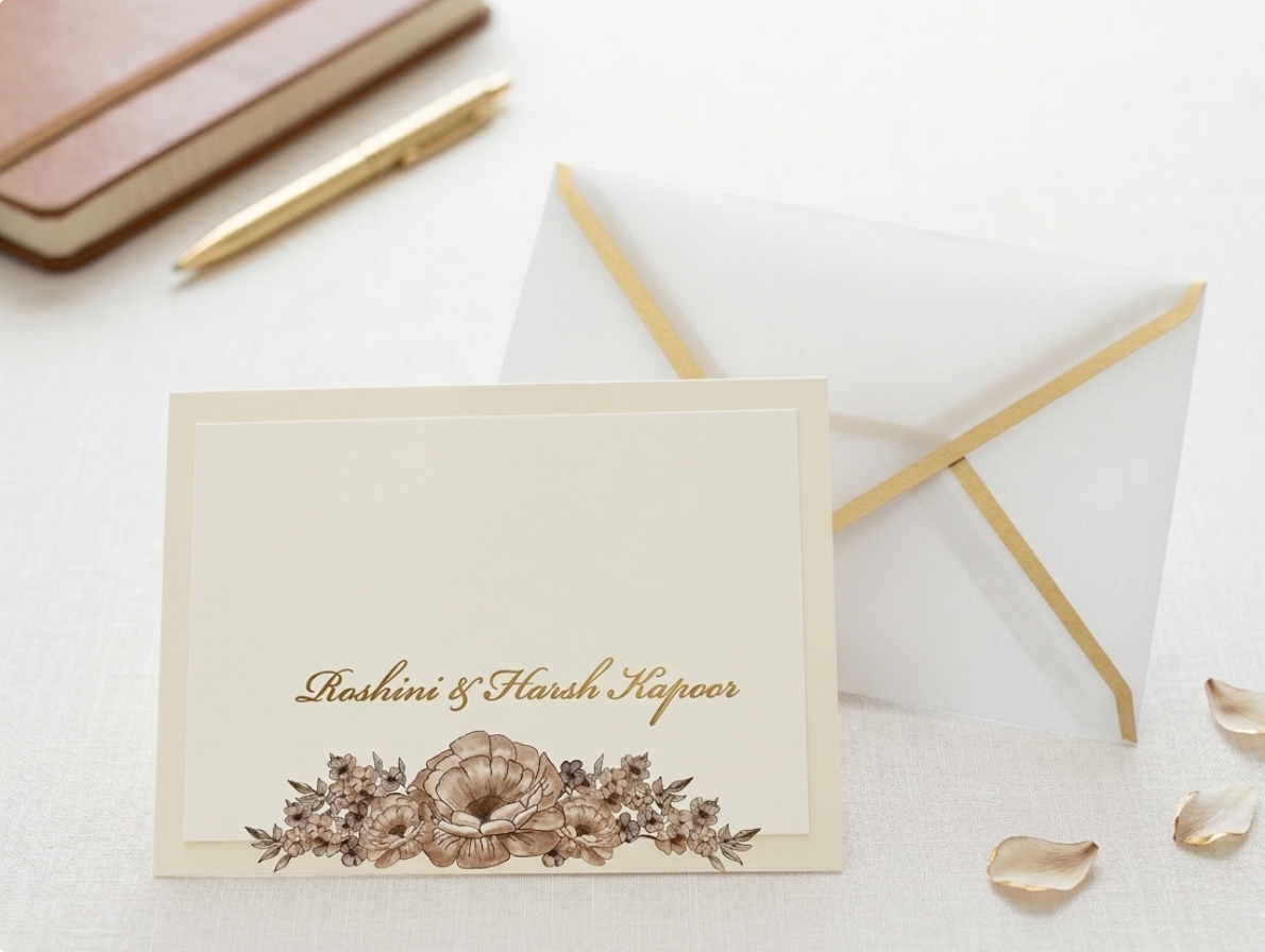 Victorian Chardonnay Notecard